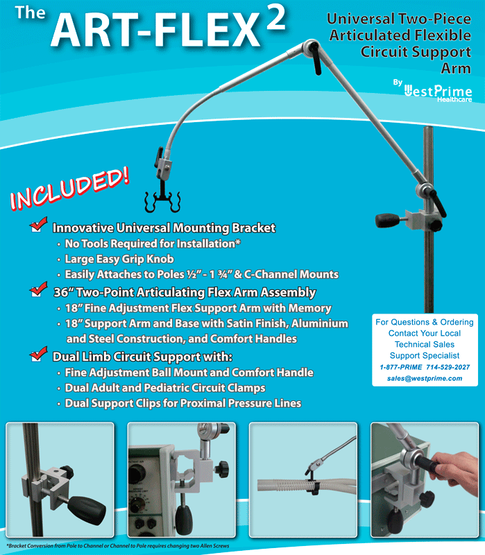 Art-Flex 2 Universal Two-Piece Articulated Flexible Circuit Support Arm