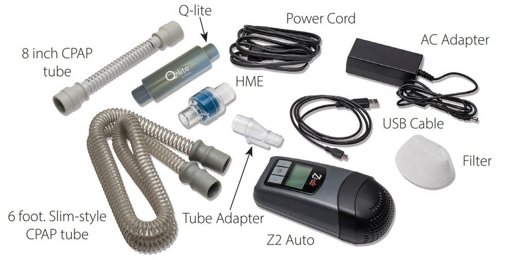 Breas Z2 Auto Portable Auto-CPAP Machine Package